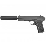 Пистолет страйкбольный Stalker SATTS Spring (ТТ) глушитель в компл., к.6мм арт.: SA-33071TTS